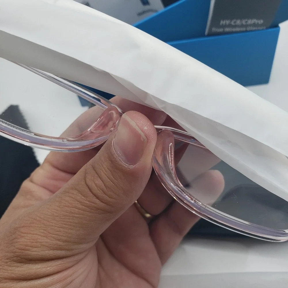 Hyundai HY-C8Pro Smart Glasses Eyeglasses Frame, True Wireless, White